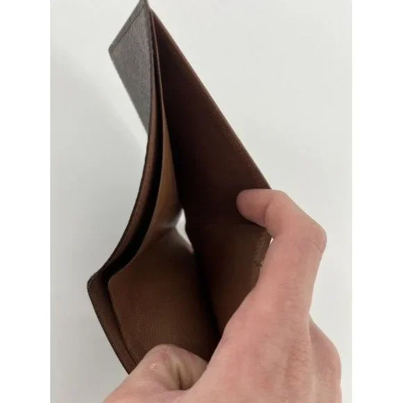 AUTHENTIC Louis Vuitton Brown Monogram Canvas Wallet - Picture 3 of 9